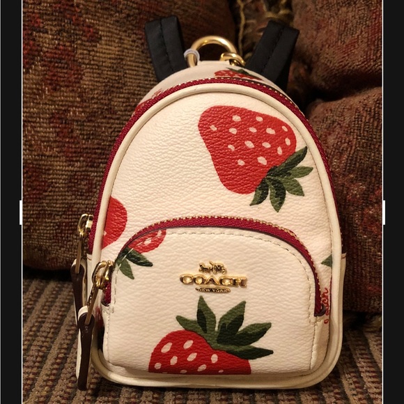 Coach Accessories Nwtcoachmini Court Backpackbag Charmwild
